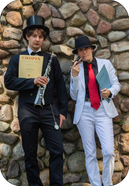 Pawel "Frederic Chopin" & Janina "George Gershwin"